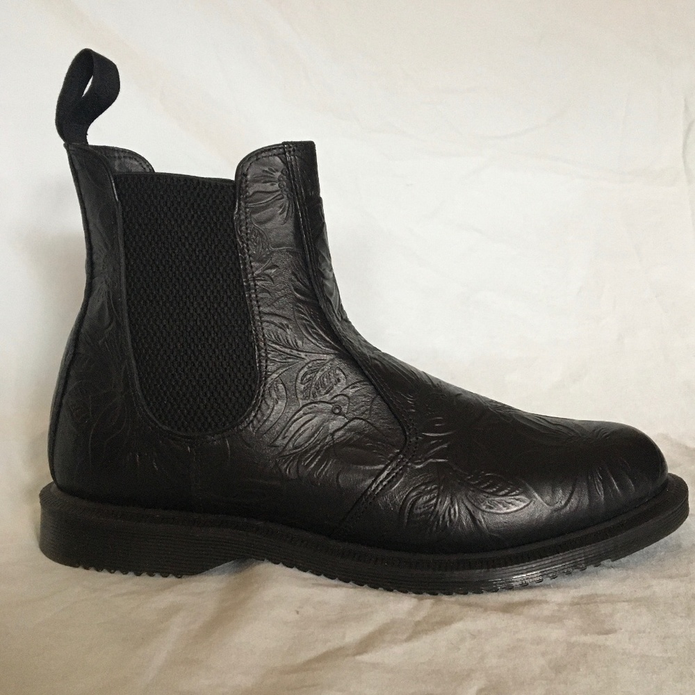 Dr. Martens Kensington Flora Floral Embossed Boots